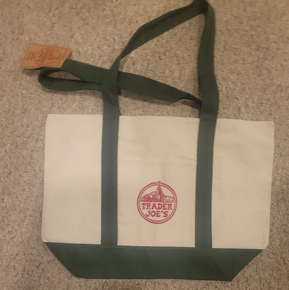 Trader Joe's Canvas Tote Bag - Picture 2 of 4